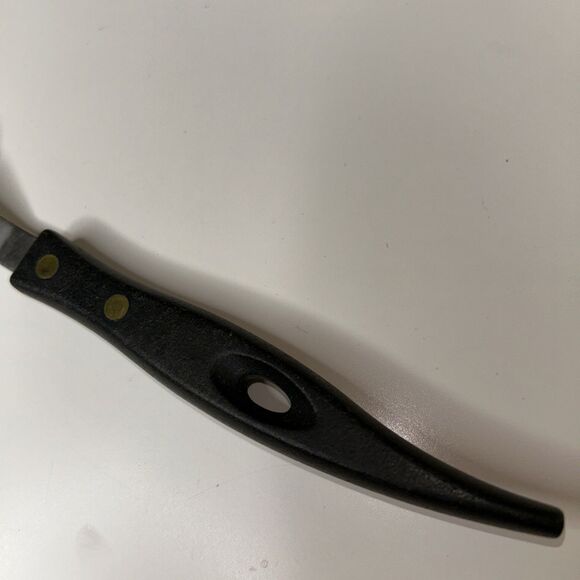 Vintage Stainless Steel Serving Pie Cake Server Black wooden handle - Picture 6 of 9